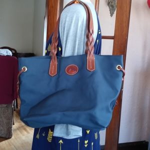 Vintage Navy Dooney and Bourke purse
